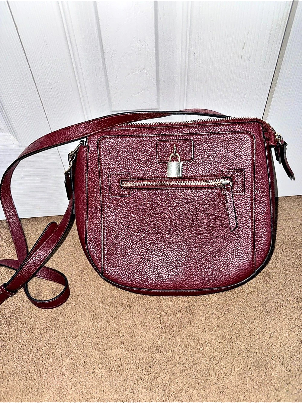 Burgundy Crossbody Bag